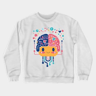 Turning bytes into intelligence Crewneck Sweatshirt